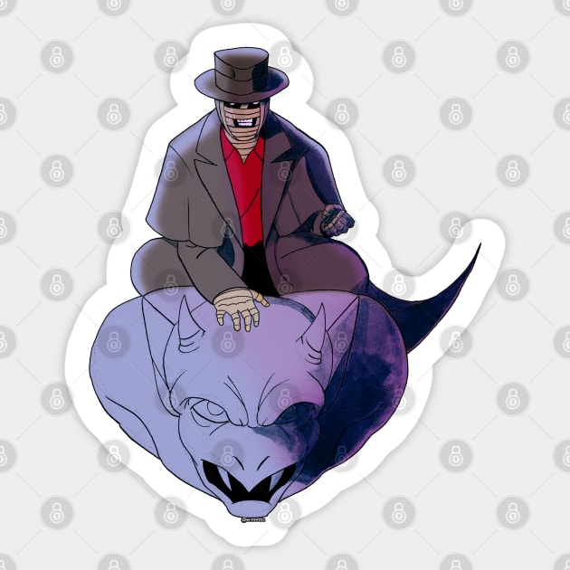 Darkman TAS promo art Sticker by Wonder design